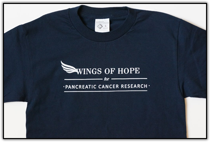 Wings of Hope for Pancreatic Cancer T-Shirt