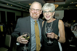 Peter Jones with Cathy Noon
